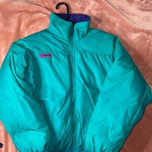 Columbia Turquoise and Purple Jacket